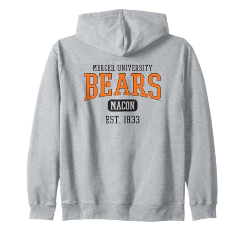 Mercer University Bears Est. Date Zip Hoodie