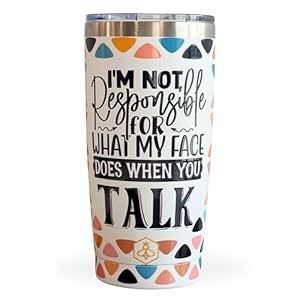 Biddlebee Birthday Gifts for Women Funny & Sarcastic Travel Coffee Mug w/Slider Lid | 20oz Insulated Coffee Tumbler | Funny Gifts for Women | 40th Birthday Gifts Women