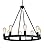 AMZASA Wagon Wheel Chandelier