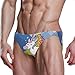 Men Sexy Bikini Swimsuit Swimwear Cute Unicorn Pattern Anime Briefs L 2030881