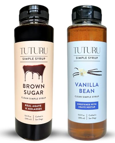 Summer Syrup Bundle - Vanilla Simple Syrup and Brown Sugar