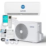 Climatiseur Split Reversible 12000BTU, 3.5KW Climatiseur Mural, Refroidissement A++/Chauffage A++, Réfrigérant R32, Climatisation Split Silencieuse, Wifi, Auto Nettoyage, Clim Reversible Prêt à Poser