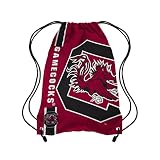 FOCO South Carolina Gamecocks NCAA Big Logo Drawstring Backpack
