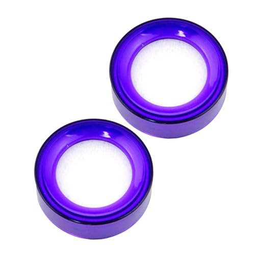 PRETYZOOM 2 Stück Fingeranfeuchter mit Schwammbecher aus Kunststoff und Schwamm Langlebig und Leicht zu Reinigen Zeitsparend für Büro und Geldzählung Rutschfester Griff für