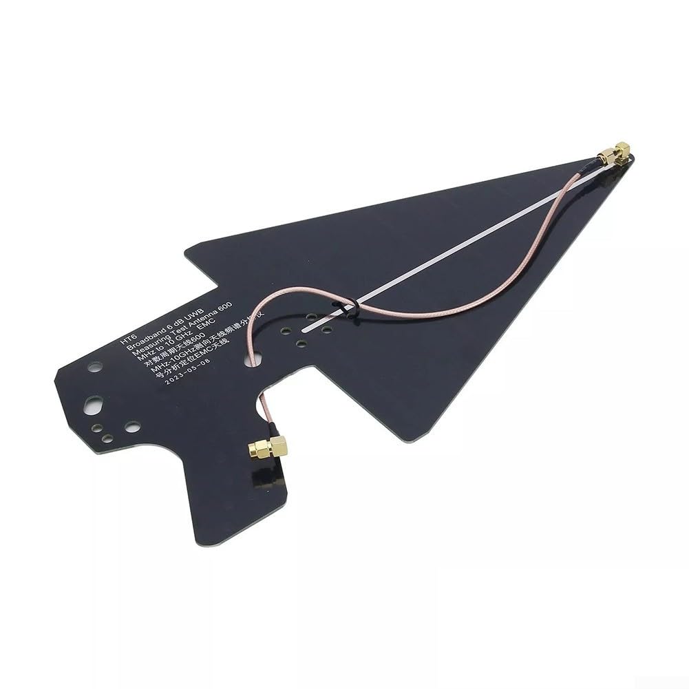 HT6 Log Antenne périodique pour analyseur de spectre et test de champ électromagnétique 600 MHz 10 GHz avec connecteur mâle