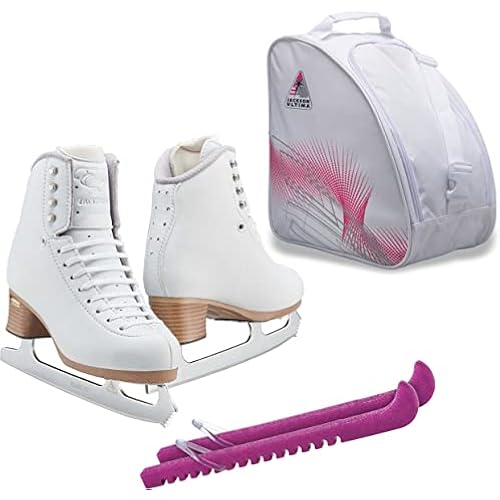 Jackson Ultima Figure Ice Skates for Women and Girls Bundle with Bag and/or Guardog Skate Guards