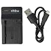 Produktbild vhbw USB Ladegerät kompatibel mit Canon BP-807, BP-808, BP-809, BP-819, BP-820, BP-827 Kamera Camcorder/Akku - Ladeschale, Ladeanzeige, 8,4 V