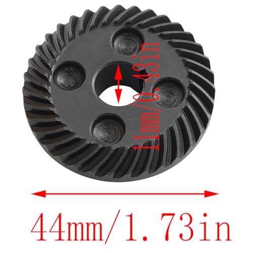 Image of LQ Industrial 1 Set 100 Angle Grinder Spiral Bevel Gear and Pinion Gear Metal Spiral Bevel Set Electric Tool Accessories Suitable for G10SS Angle Grinder Gears