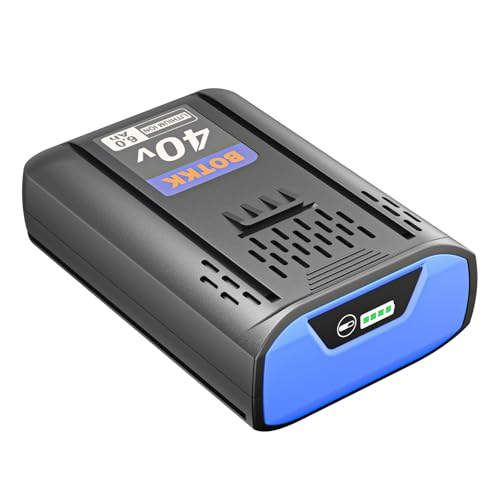 BOTKK Upgraded 6.0Ah Replacement for Kobalt 40V Battery, Compatible with Kobalt 40 Volt KPM1040A-03 KM-1640-06 KM 4040-06 Cordless Power Tool Batteries by BOTKK - Used condition - US$45.99
