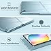 World biz Clear Case for Samsung Galaxy Tab S6 Lite 10.4'' 2024/2022/2020 SM-P610/P615, Flexible Transparent Soft Bumper TPU Reinforced Corner, Shockproof Cover