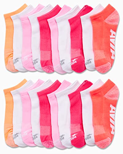 Avia Women’s Athletic Socks – Lightweight Low Cut Running Socks (20 Pack), Size 4-9, Bright Multi #TOP28