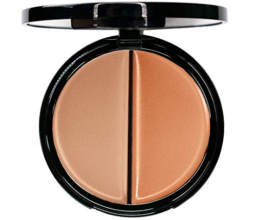 Eve Pearl 4 Pcs Conceal Brighten And Enhance Your Face Dual Salmon Concealer Brush Blush Lip Gloss Set Make Up Kit (Tan) #TOP1