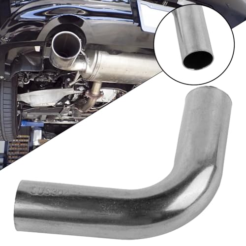 Edelstahl Abgasrohr Winkelverbinder, Standheizung Abgasrohr Zubehör, Edelstahl-Winkelrohr, 90-Grad-Bogen für Rohrherstellung (32 mm)