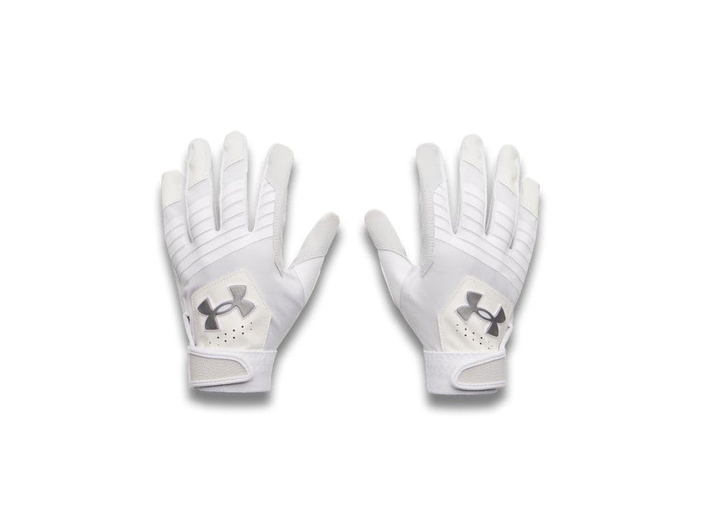Gants de baseball Under Armour Clean Up blanc taille S junior - 3