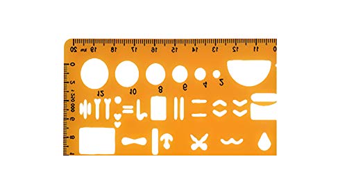 Standard Graph Template Stencil With Military Marking Symbols For Nato Army Drawing And Drafting On Tactical Map #8353 #TOP1
