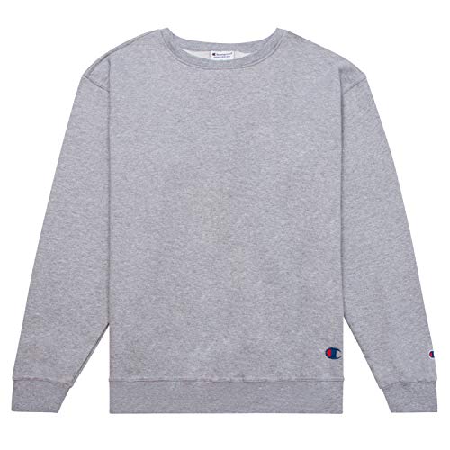Champion Crewneck Fleece Sweatshirt for Men's Big and Tall with C Logo
