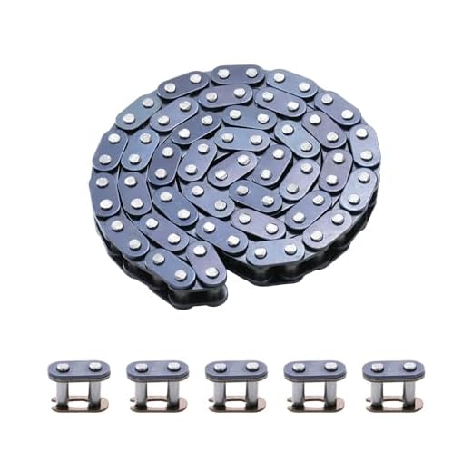 KAMIER T8F 8mm Chain 74 Links Heavy Duty for Razor Electric Dirt Quad 500 4 Wheeler 43cc 47cc 49cc 50cc 2-Stroke ATV Mini Chopper Super Pocket Bike Gas Scooter Goped Kids Mini Moto Drive Chain Parts