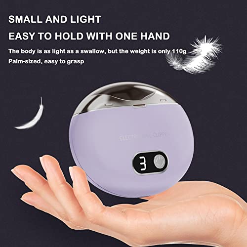Electric Automatic Nail Clipper, Professional Safety Fingernail Cutter And Filer Rechargeable Nail Trimmer With Nail Scraps Storagefor Baby Kids Seniors And Adult #TOP2