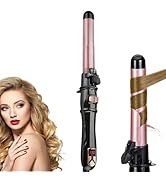 Wave Curling Iron,2 Barrel Ionic Wavy Hair Curler ,32MM Curling Iron,4 Temp Ceramic Hair Waver