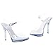 Ellie Shoes Women's 502 Brook Clear Dress Sandal, Clear, 8 M US