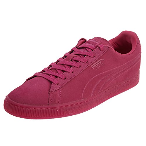 PUMA Men's Suede Emboss Iced Fluo Fashion Sneaker (10 D (M) US, Beetroot Purple)