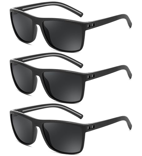 Image of FEISEDY Polarized Sunglasses for Men and Women Lightweight Frame Sun Glasses with UV400 Protection for Driving Fishing B0301