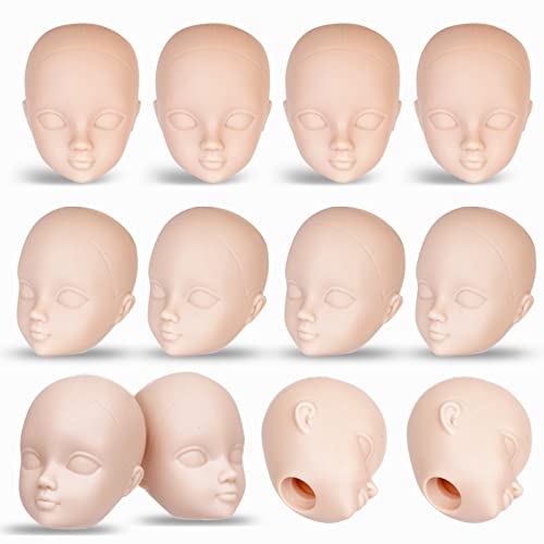 LAUPHY 12-Piece 1/6 Scale Doll Head Sculpt Set #TOP29