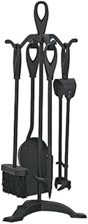 5 Pieces Companion Set Black Fireside Fire Tools Fireplace & Accessories 1042