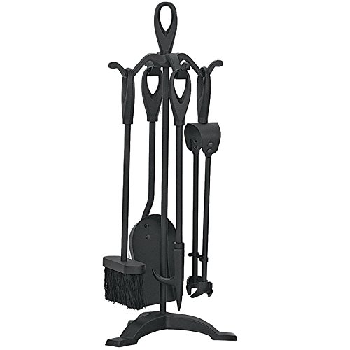 Kingson 5-Piece Fireside Companion Set 22x16x66cm Log Burner