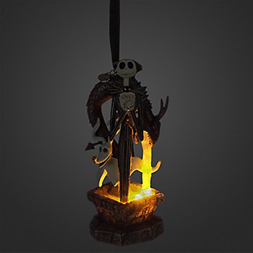 Disney Jack Skellington and Zero Light-Up Sketchbook Ornament - 2016
