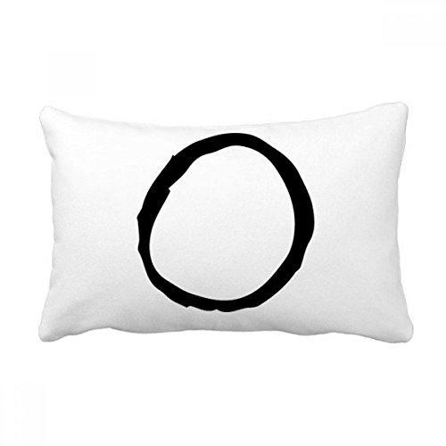 Coussin de canapé alphabet grec omicron cadeau déco original 40x60cm - 2