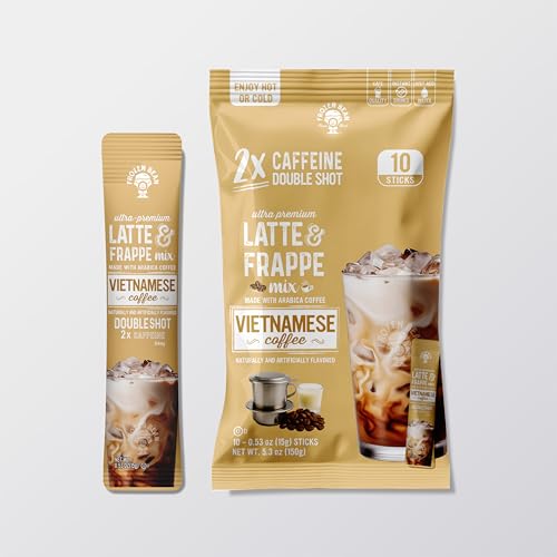 The Frozen Bean Vietnamese Instant Coffee Frappe, 10 Sticks