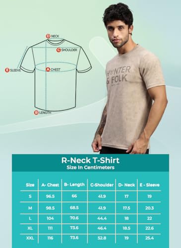 Image of Lux Nitro Men's Cloud Burst Printed Half Sleeve T-Shirt | Cotton Blend Round Neck Tee | Regular Fit Casual Wear