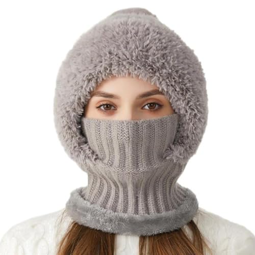Ensemble bonnet écharpe pour activités d'extérieur et randonnées d'hiver - 3