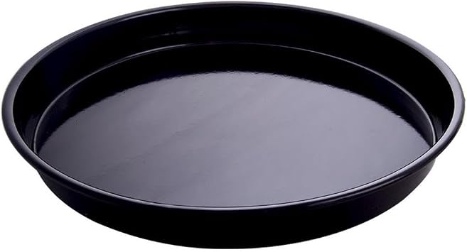 40x6cm Emaye F r n Tepsisi Y ksek Is ya Dayan kl  Yuvarlak D nyada En iyi  inko Tepsi En Sa l kl  Emaye B rek Baklava Tepsisi Ya am Boyu Garantili Piano Black Serisi  izilmez Siyah Emmantel T rk Mal