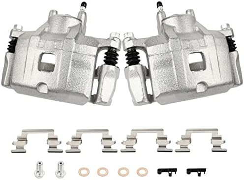 HSkiles Front Brake Caliper Fits Single Piston (Silver)