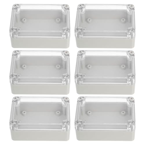 Boîte électrique extérieure étanche avec couvercle transparent ABS pour électronique