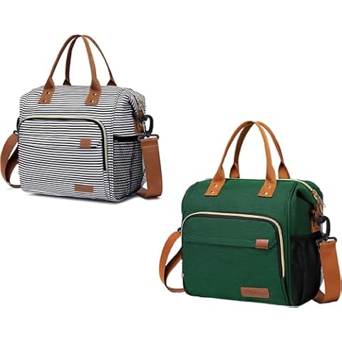 Insulated Lunch Box for Women Men - Leakproof Adult Lunch Box for Work Reusable Lunch Tote Bag Cover