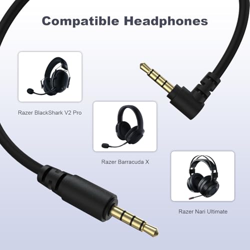 Cable de audio 3.5mm auxiliar de reemplazo 1.5m miniatura 2