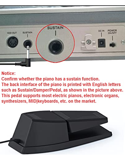 Gx.knife Midi Synthesizer Dedicated Sustain Pedal For Electronic Organ Piano Pedal Midi Keyboard Electric Piano Musical Instrument Universal Sustain Accessories #TOP5