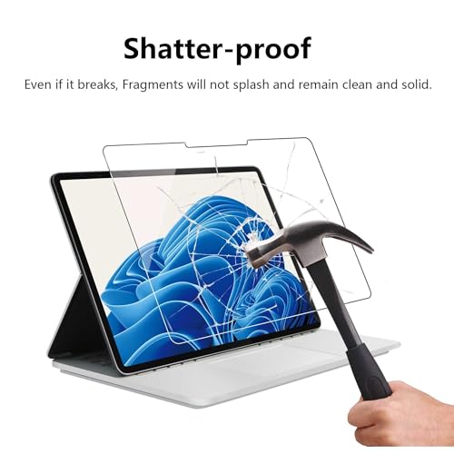 Megoo Surface Pro 8/Pro X 13" HD Tempered Glass Screen Protector, Ultra-Thin & Ultra-Clear, Superior Protection, Silky Smooth & Extremely Sensitive, 2 Pack by Megoo - Image 8
