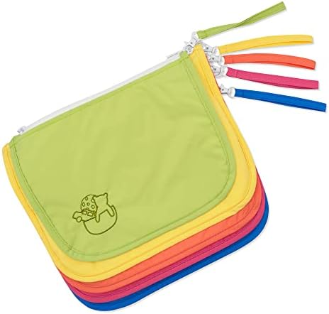 Mother Load - Diaper Bag Organizing Pouches, Small Organizing Bags, 5-Piece Multicolored Set of Embroidered Diaper Bag Pouches