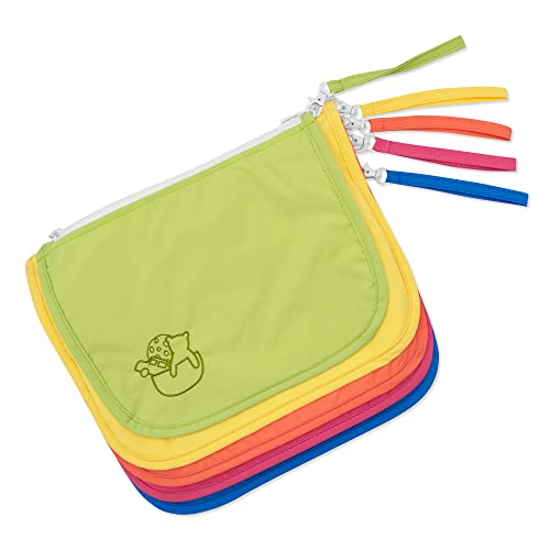 Mother Load - Diaper Bag Organizing Pouches, Small Organizing Bags, 5-Piece Multicolored Set of Embroidered Diaper Bag Pouches