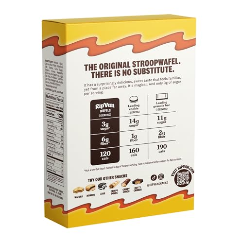 Image of RIP VAN WAFELS Honey & Oats Wafel Cookies, 4.64 OZ