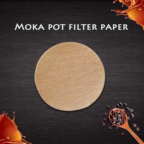 100 Pcs Premium Coffee Filter Papers - 2025 Upgraded Round Filters for Home & Office Café Espresso & Tea (60 mm) - Image 2