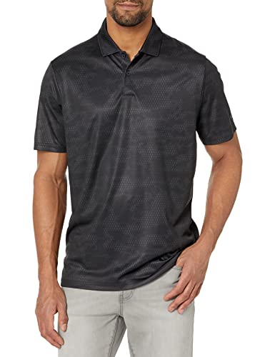 Oakley Men's Reduct Polo, Geometric Print Black, Small #TOP25