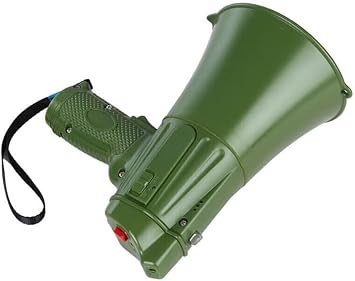 POCHY Outdoor Megaphones 10w Portable Hand Megaphone Speaker with Adjustable Volume Control Lightweight Modern Bullhorn Speaker