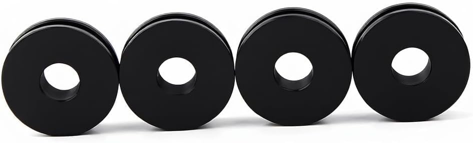 4Pcs Detachable Windshield Bushing Grommets Compatible with Harley Road King Heritage Softail FLHR 1994-2022, Durable Acetal Mounting Hardware Kit for Quick Release Windscreen​