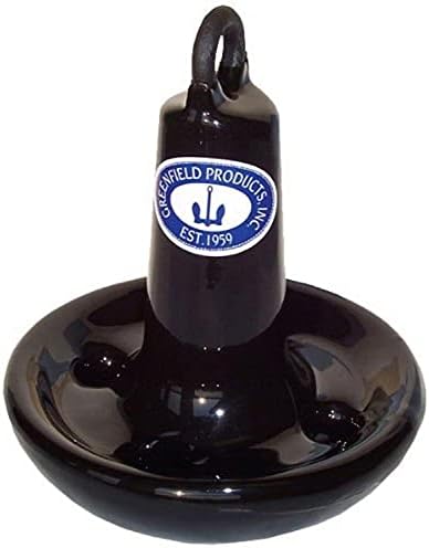 Greenfield 515B Vinyl Coated Mushroom Anchor - Black, 15 lb.