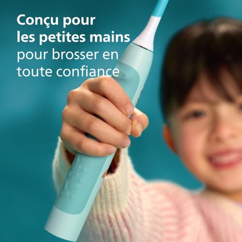 Brosse à dents électrique PHILIPS Sonicare For Kids /23 2 modes douceur Minuterie sonore 2 min 2 mini têtes - vue 9